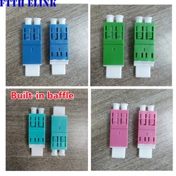 Adaptador fibra óptica LC dúplex con acoplador deflector