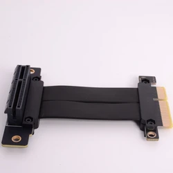 Cable Elevador PCIe x4 90° – Extensión Flexible para GPU de Calidad