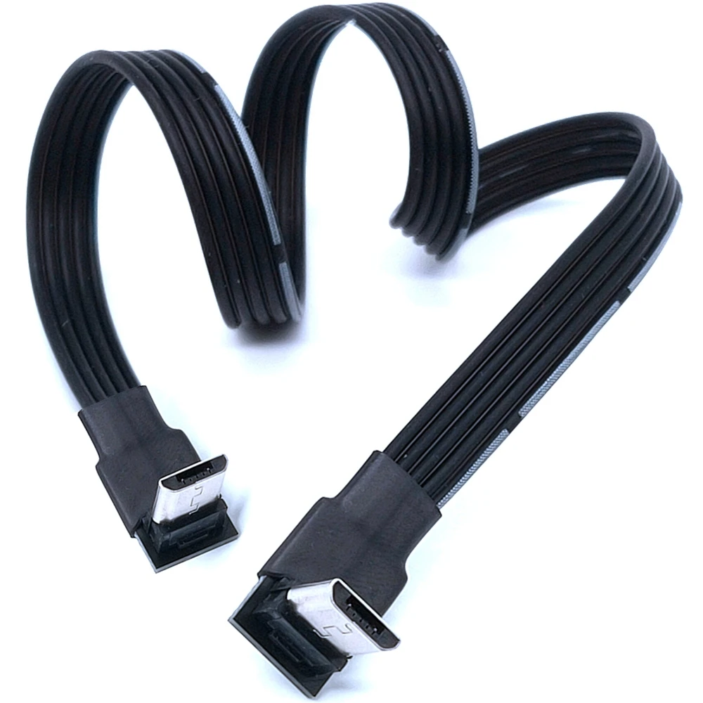 Conector de 1m de largo, Micro USB 2,0 B de alta calidad, 5 pines macho a macho, extensión M/M, Cable extensor de Cable para cargador de datos de carga, 0,1 m - imagen 4