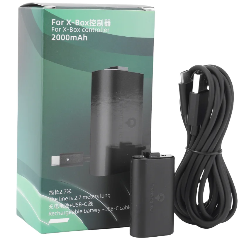 Baterías de repuesto de 2080mAh para mando inalámbrico x-box One SX SS, batería recargable tipo C, Gamepad, Joypad - imagen 4