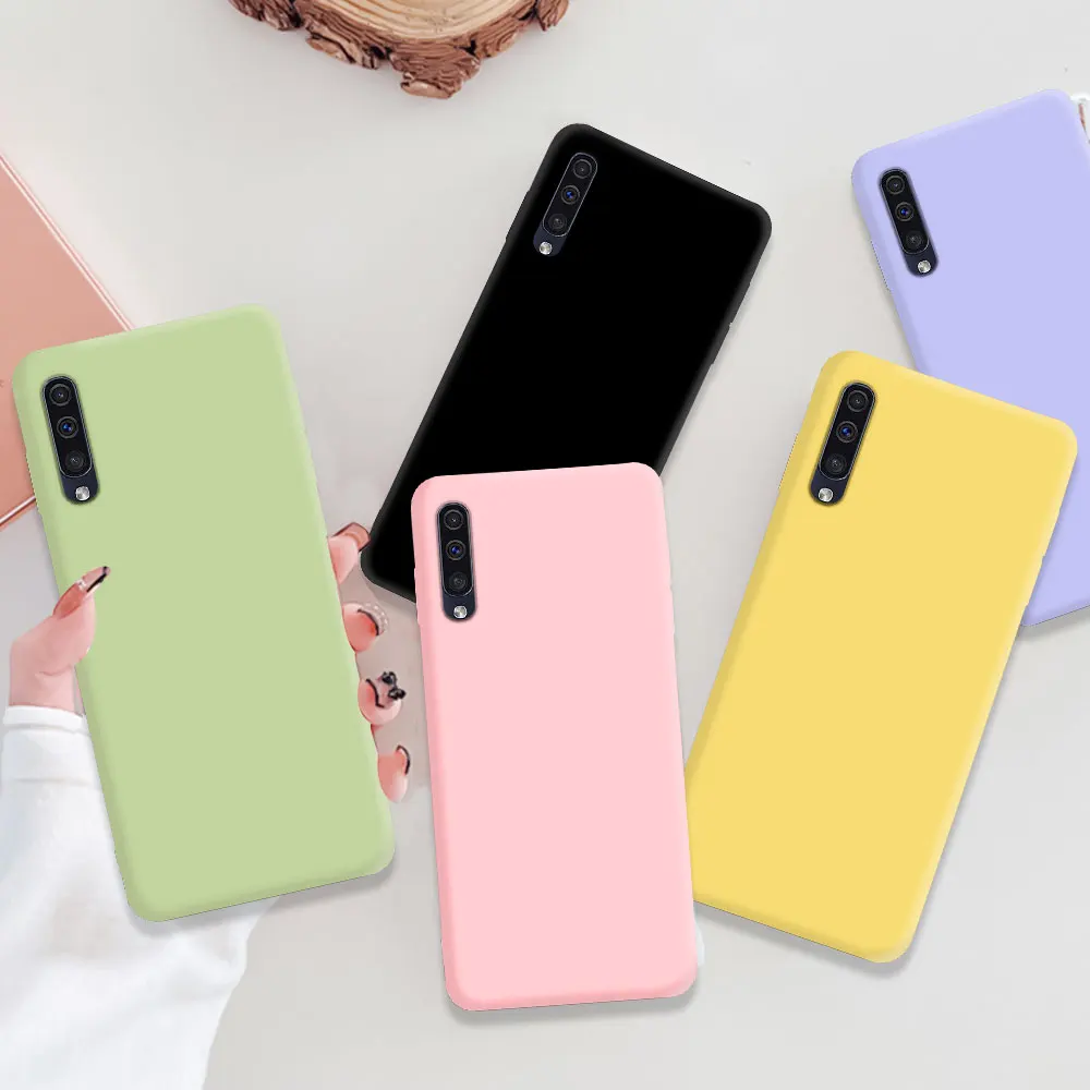 Funda trasera de silicona mate para Samsung Galaxy A70, Fundas de teléfono para SamsungA70 - imagen 3