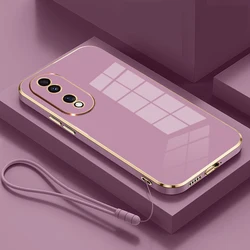Funda Silicona Honor 70 - Lujo Cuadrada Antigolpes