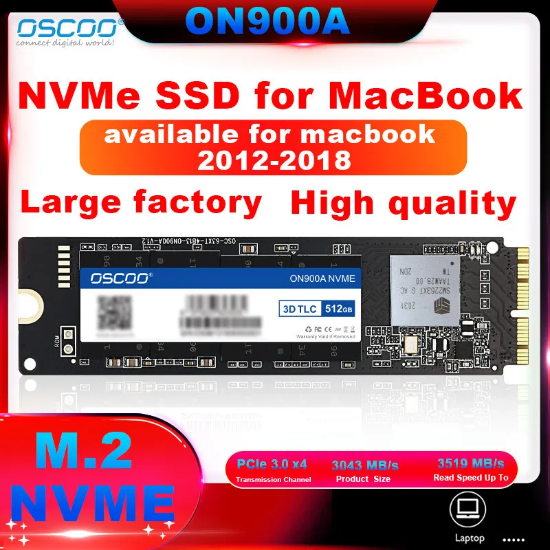 512G 1TB M.2 NVME PCIe SSD para 2013 2014 2015 Macbook Pro Retina A1502 A1398 Macbook Air A1465 A1466 disco de estado sólido - imagen 2