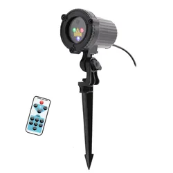 ALIEN Proyector RGB Exterior - Control Remoto Puntos Láser y Estrella