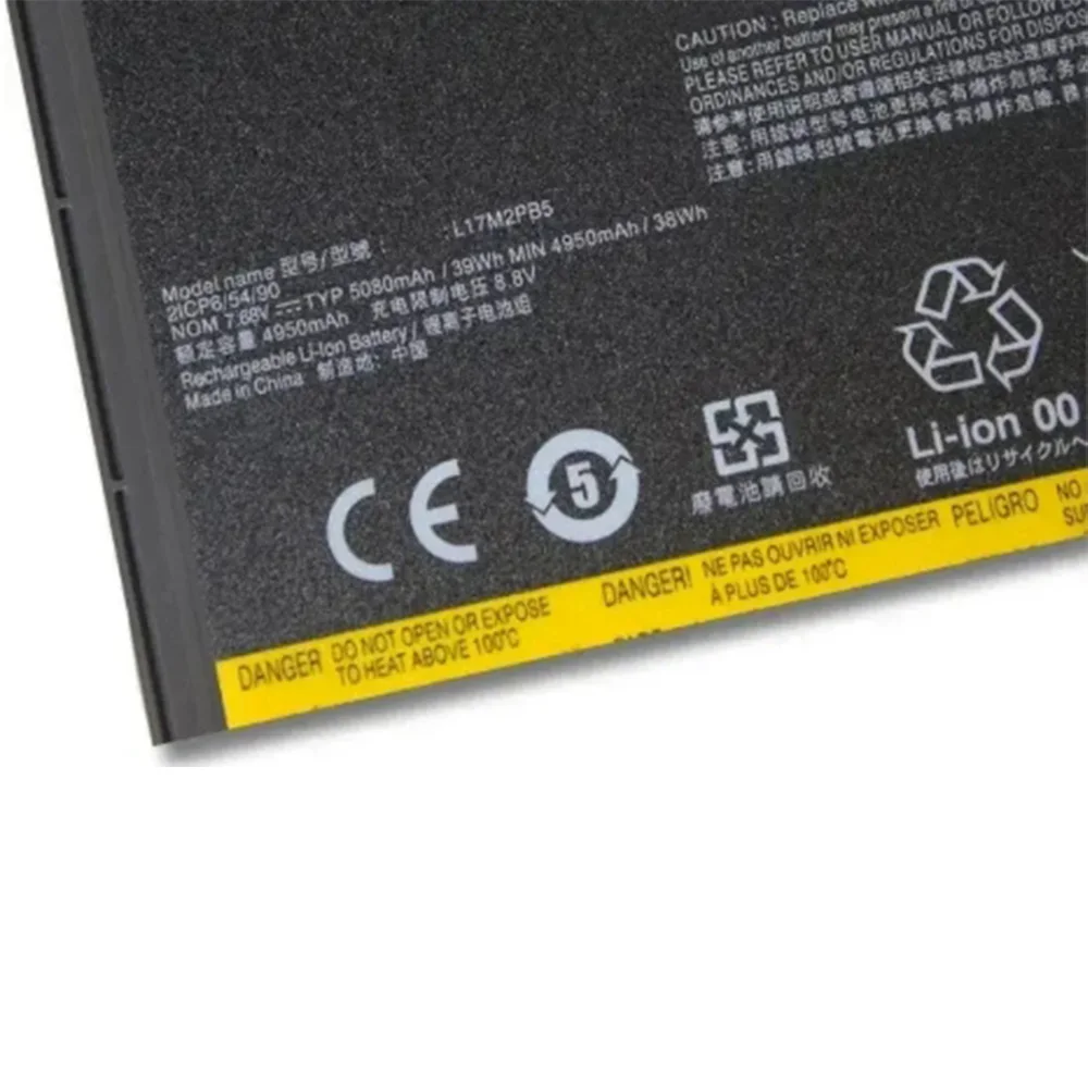 L17M2PB5 7,69 V 39WH batería Original para Lenovo V330-14IKB 14IKB06 14IKB07 V330-14ARR 14ARR079 14ARR089 E43-80 K43C-80 - imagen 2