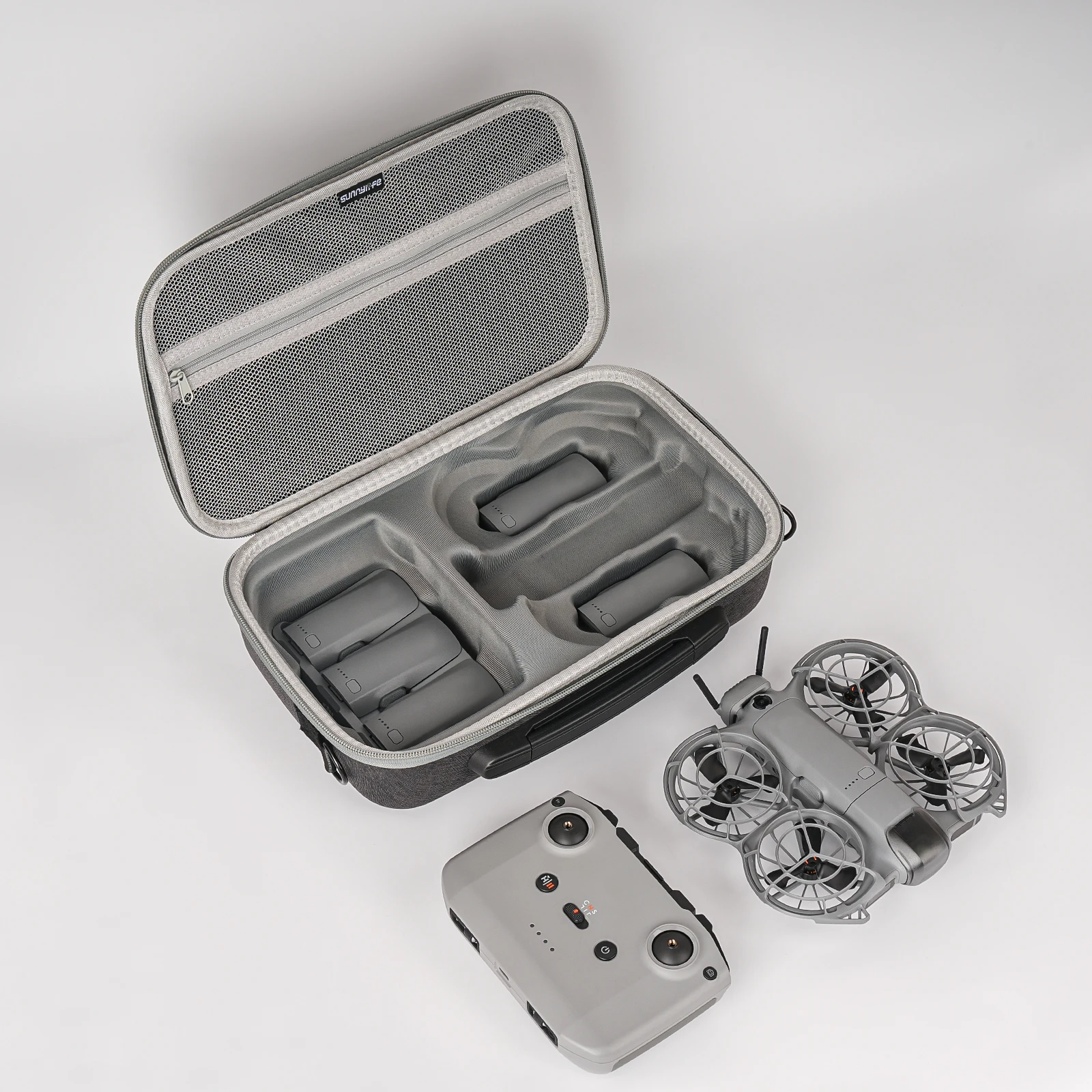 Bolsa de almacenamiento de tela Premium, funda protectora, bolso de mano, Estuche de transporte de gran capacidad 301*205*91mm para accesorios de Dron DJI Neo 2 - imagen 2