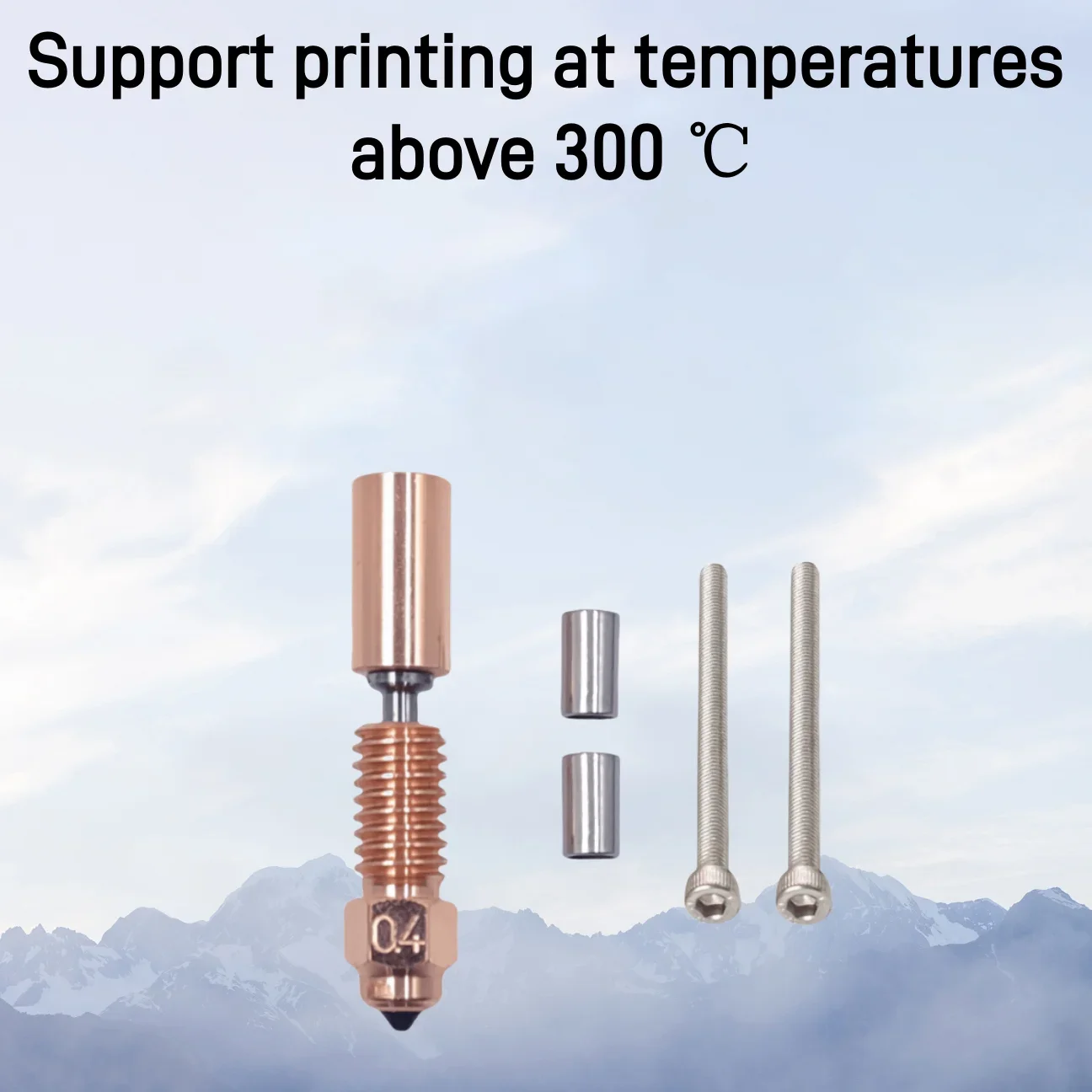 Boquilla de intercambio rápido para extrusora, accesorio para Creality Ender 3 S1 Series, actualización de cobre y titanio, Sprite, Ender-3, S1 Series/CR-10 Smart Pro - imagen 5