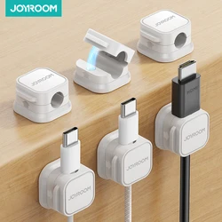 Joyroom Clip Magnético para Cables – Organizador Adhesivo Escritorio