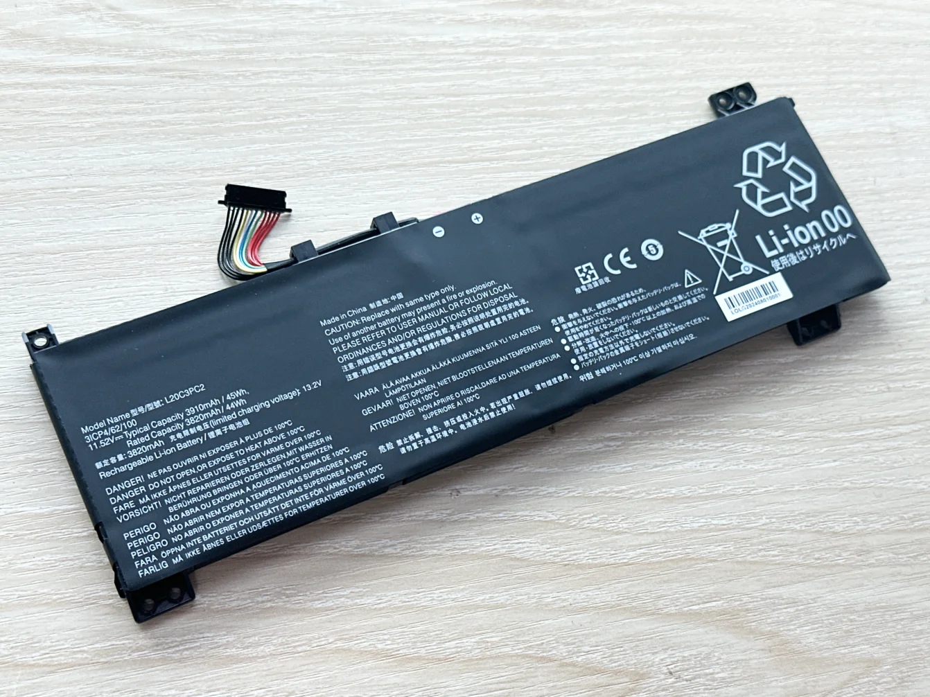 Nueva batería de ordenador portátil L20M3PC2 L20C3PC2 para Lenovo ideapad Gaming 3 15ACH6 15IHU6 82K1 82K2 L20L3PC2 L20D3PC2 11,52 V 45WH - imagen 3