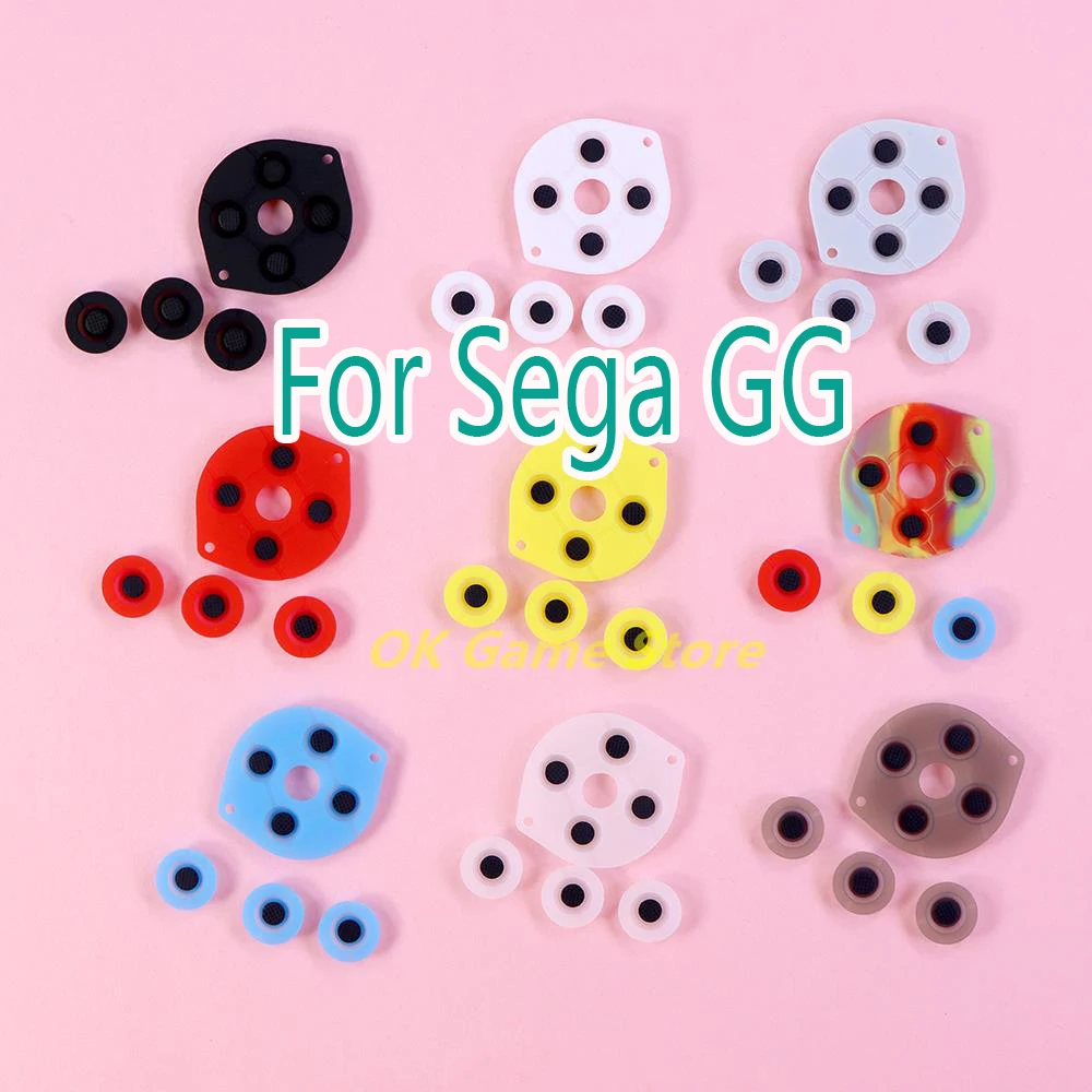30 set/lote almohadilla de botón de goma conductora de silicona para controlador Sega GameGear GG almohadillas de goma conductoras - imagen 2