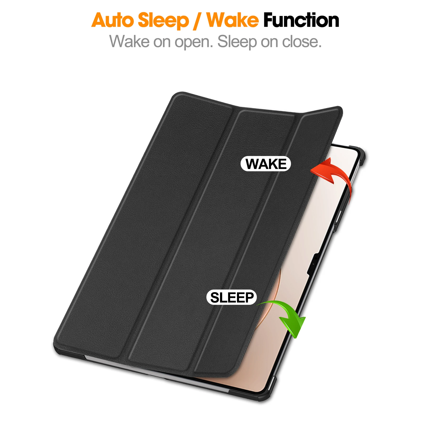 Para Xiaomi Pad 7 Ultra Funda de 14 pulgadas triple plegable de cuero PU Funda con soporte Funda para Xiaomi Pad 7 Ultra 2025 con suspensión automática - imagen 3