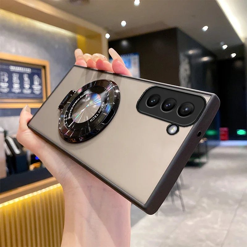 Funda para Samsung Galaxy S22 S22 + S22plus S21 S20 FE S21ultra S20ultra S21plus S10 S10 + S9 S8 plus, funda de teléfono esmerilada con soporte