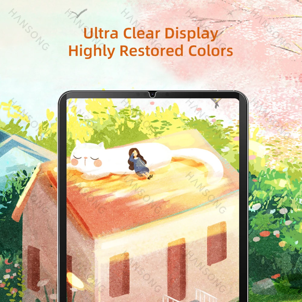 Para Xiaomi Pad Protector de pantalla con sensación de papel para Mi Pad 5/6/7 6S Pro 12,4 rojo Mi Pad SE 11 pulgadas 10,6 pulgadas película de escritura magnética esmerilada - imagen 5