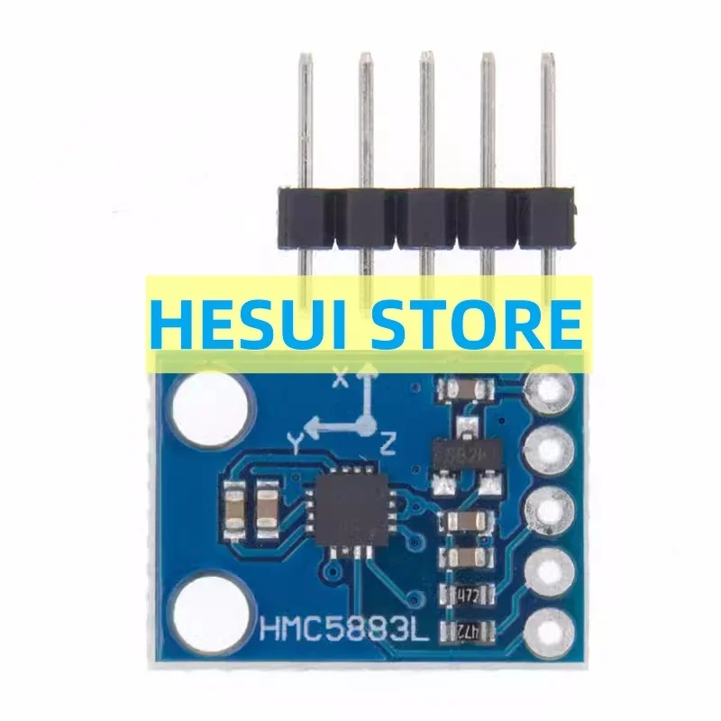 Módulo 273 QMC5883L Módulo de brújula electrónica sensor de campo magnético de tres ejes