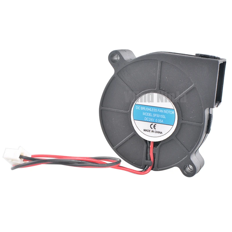 SF5015SL ventilador centrífugo, ventilador de refrigeración para impresoras, 5cm, 50mm, 50x50x15mm, DC24V, 0.05A - imagen 2