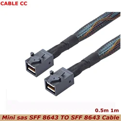 Cable Mini SAS HD SFF-8643 interno para disco duro