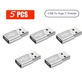 5pcs Silver C