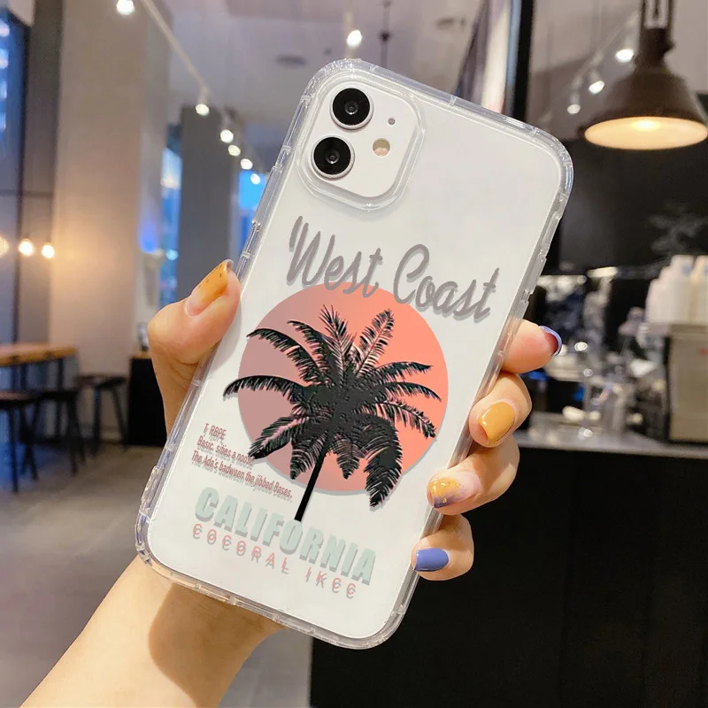 Fundas de teléfono Sunset para iPhone 14 Pro Max, funda protectora de silicona para iPhone 14 13 12 11 Pro XS Max XR 6 7 8 Plus SE 2020 - imagen 3