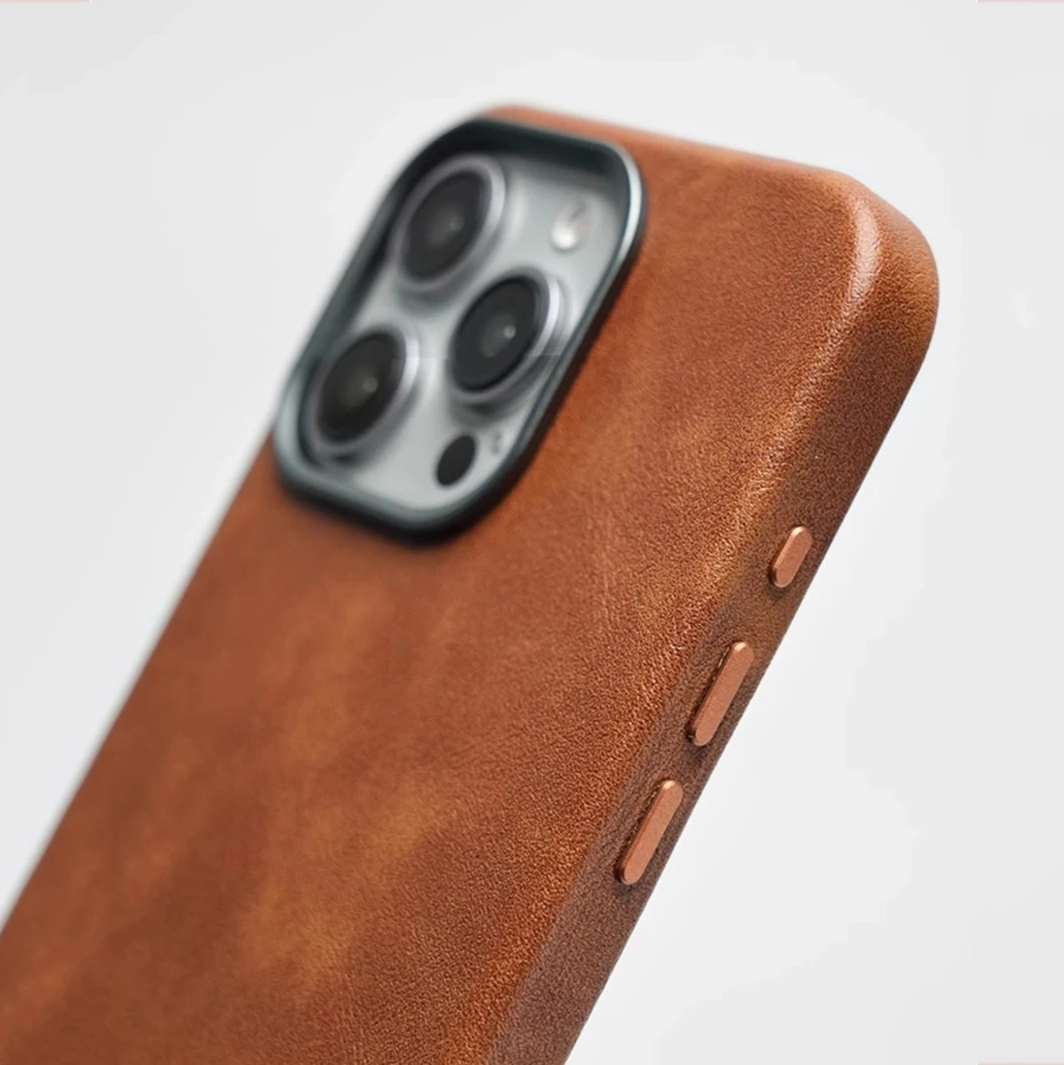 Funda magnética de PU de cuero Retro de negocios de lujo para iPhone 17 16 Pro Max 15 14 13 Pro 12 Promax para cubierta de carga inalámbrica Magsafe - imagen 5