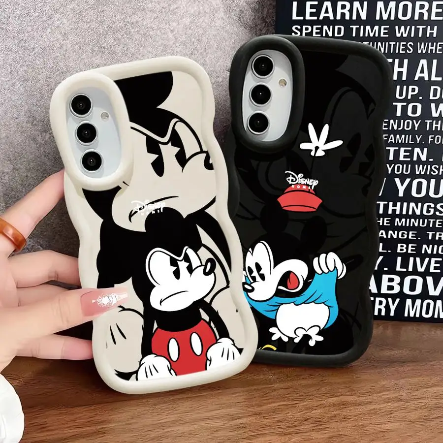 Funda de teléfono suave de Mickey Minnie Mouse de Disney para Samsung Galaxy A14 A26 A25 A15 A16 A32 A21s A36 A11 A12 A23 A24 A34 A35