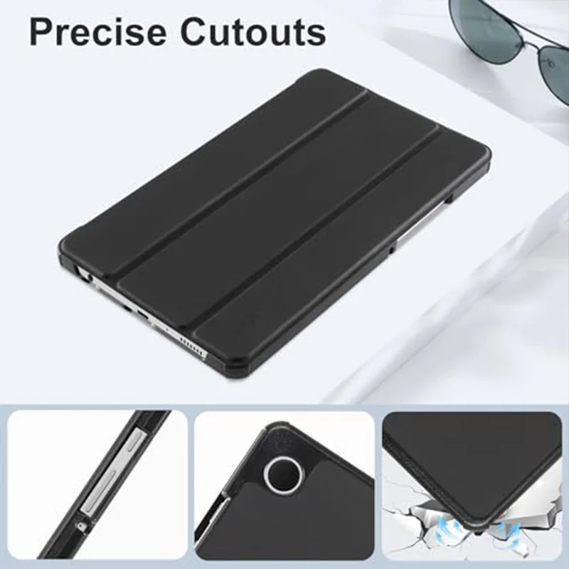 Funda con tapa magnética para tableta Samsung Galaxy Tab A9 Plus, carcasa trasera de TPU suave de 11 pulgadas para Galaxy Tab 9 2023 SM-X110, SM-X115 - imagen 3