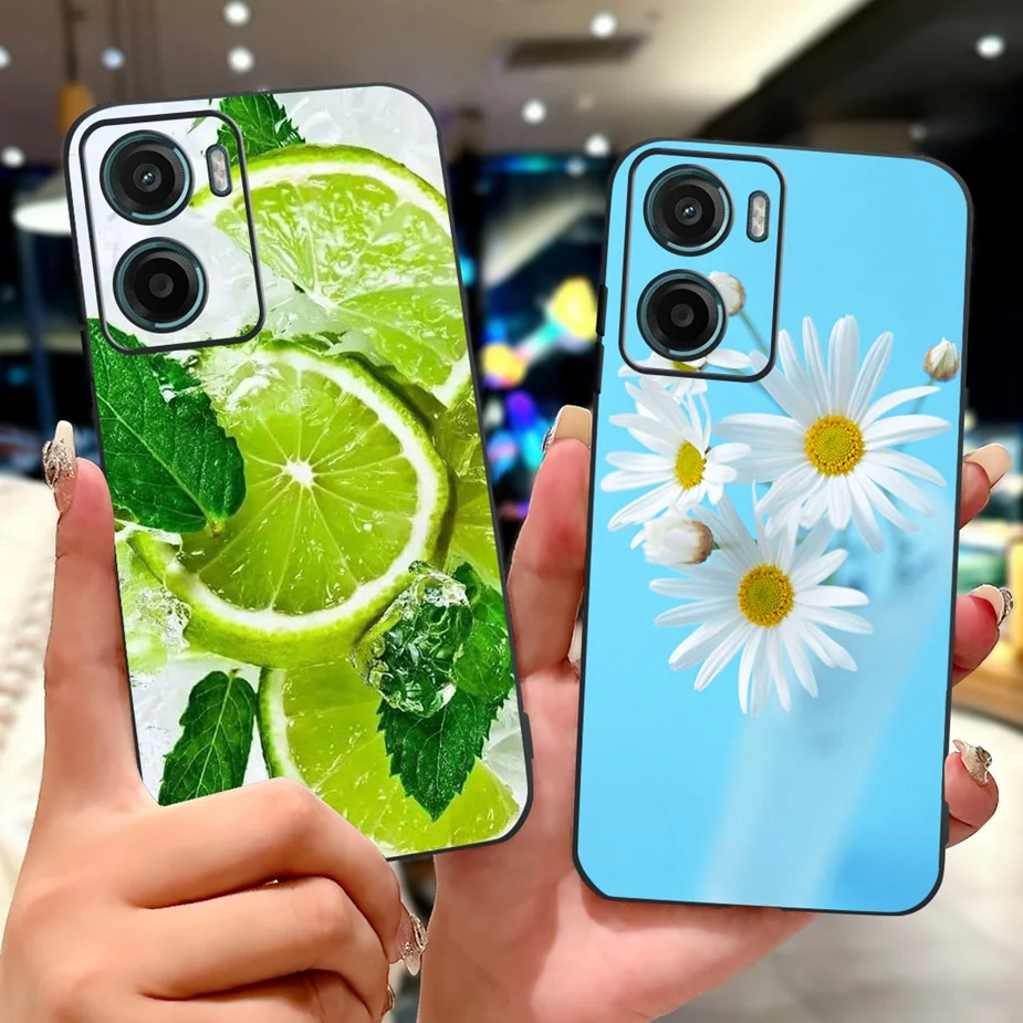 Para Motorola Moto G05 4G funda MotoE15 nueva funda pintada de lujo funda de teléfono suave de TPU para Motorola Moto E15 MotoG05 bolsas de cubierta trasera - imagen 4