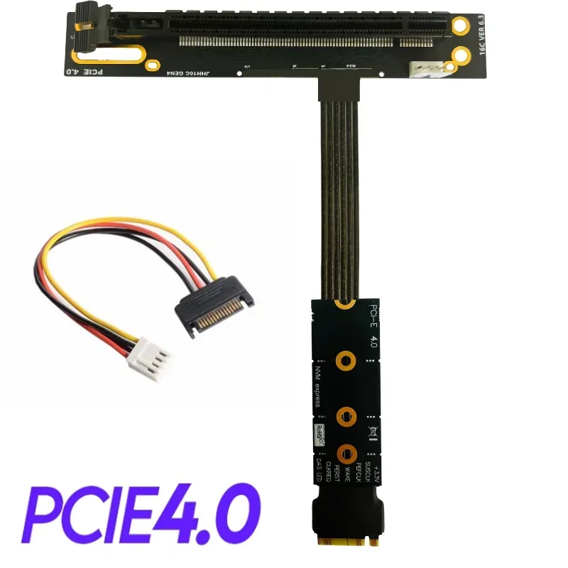 Cable Extensor NVMe PCIe Gen4 64Gbps para SSD M.2 - imagen 2