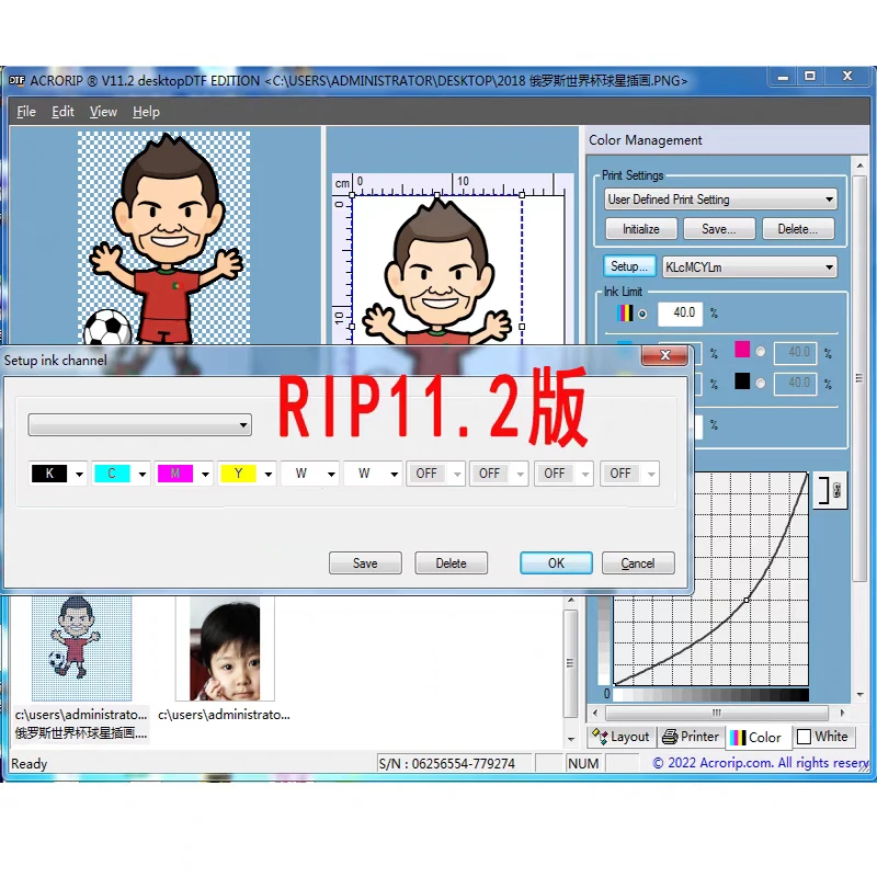 Software V11 Digital Factory V11 DTF Software RIP Dongle Usb para Epson 8550 L1800 4900 7890 9890 P5000 P6000 P7000 - imagen 3