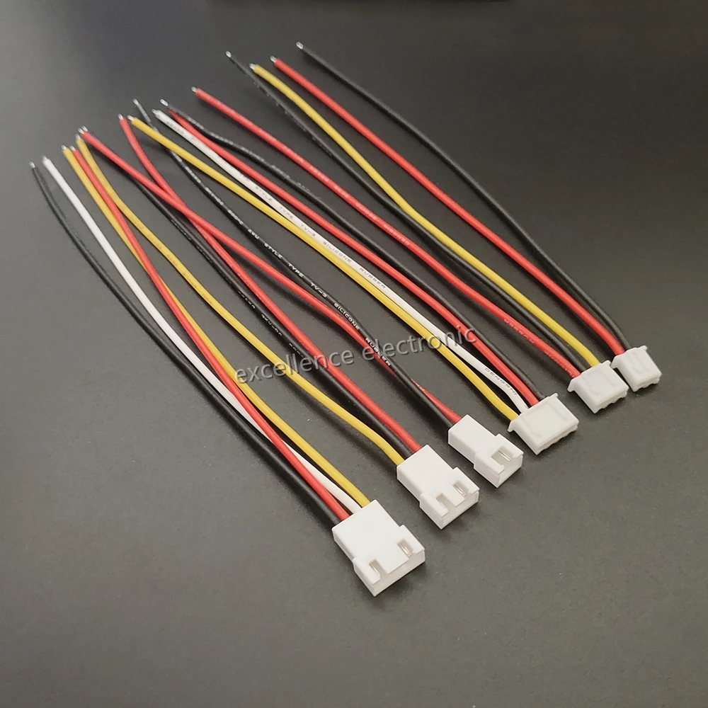 Kit de conectores JST XH de 2,54mm, enchufes macho hembra XH2.54 y Cables de silicona prensados de 22AWG, cable 2, 3, 4, 5, carcasa de 6 pines - imagen 4