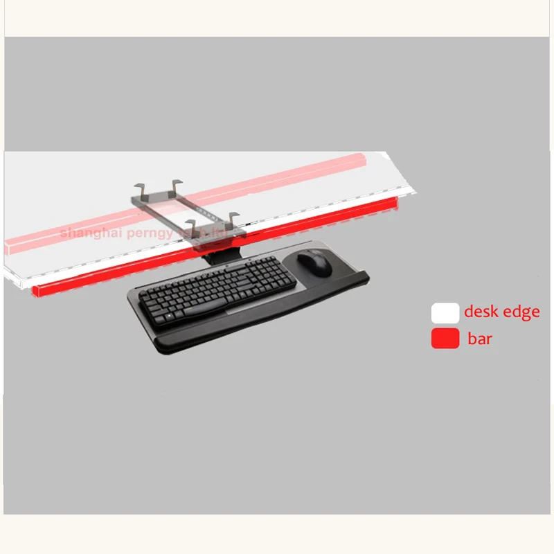 Soporte de ratón para ordenador portátil, base de montaje de placa de teclado con inclinación giratoria, elevación hacia arriba y abajo, almohadilla de ratón para juegos de oficina, DL-DA5 - imagen 2