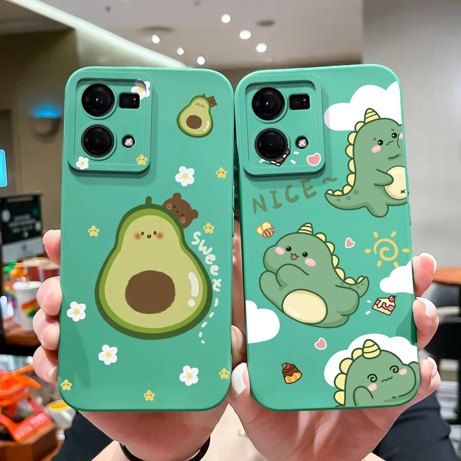 Funda para Oppo F21, F21S Pro, 4G, 5G, silicona líquida suave, protección completa, cubierta trasera antichoc para Oppo F 21 Pro, F21Pro - imagen 3