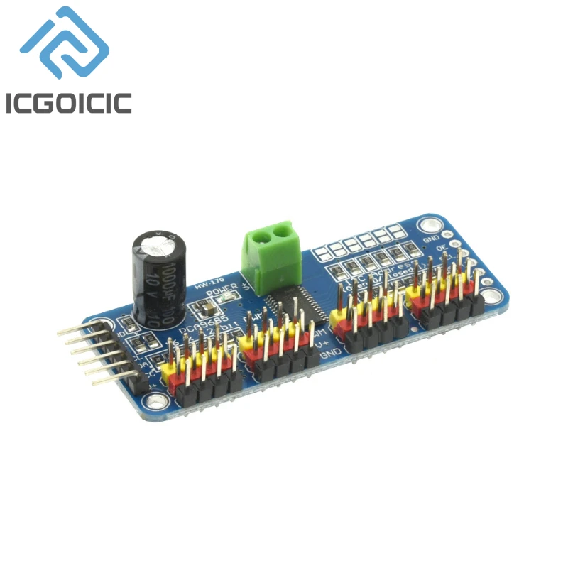PCA9685PW 16 canales 12 bits PWM Servo Shield Driver interfaz I2C módulo PCA9685 para Raspberry Pi - imagen 5