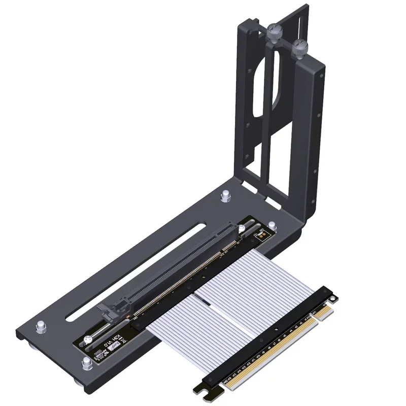 ADT-Link GPU Kit de soporte de montaje Vertical GEN4 PCIe 4,0 X16 Cable elevador 200mm 250mm ATX tarjeta gráfica soporte de montaje de dirección - imagen 5