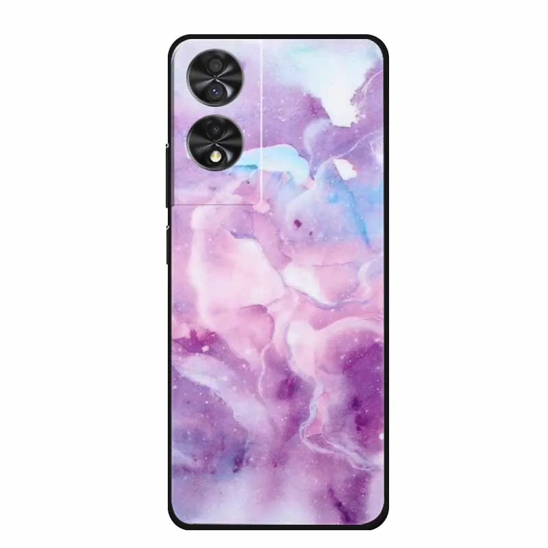Funda de silicona suave Para teléfono, carcasa colorida pintada de Mica Para TCL 40 NxtPaper 4G, 6,78 pulgadas, TPU de mármol - imagen 5