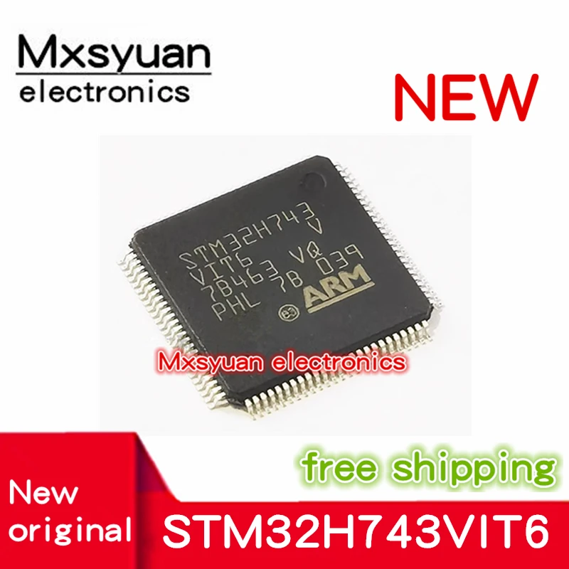 2 unids/lote STM32H743VIT6 STM32H743 LQFP100 100% nuevo Original