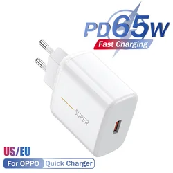 Cargador 65W PD OPPO Supervooc para Reno 12 Pro Find X7
