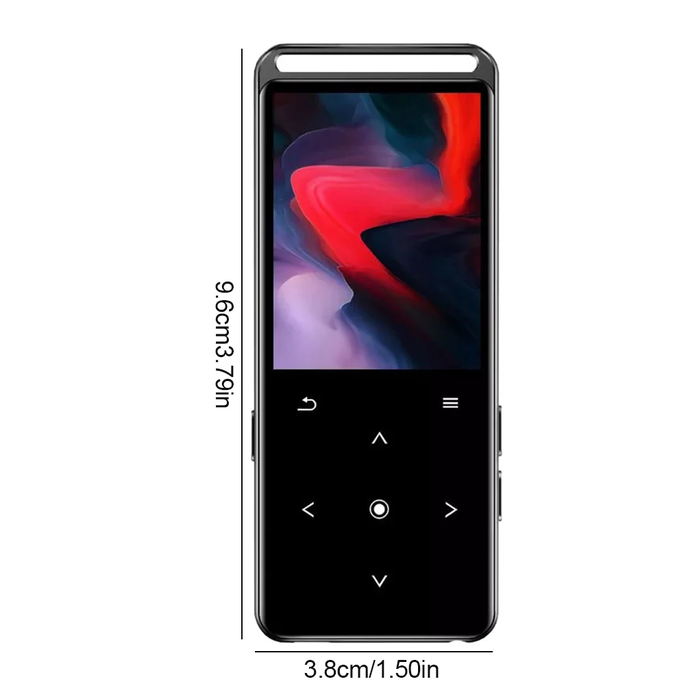 Reproductor de MP3 sin pérdidas, adaptador de Flash de Audio portátil recargable, negro, 16GB