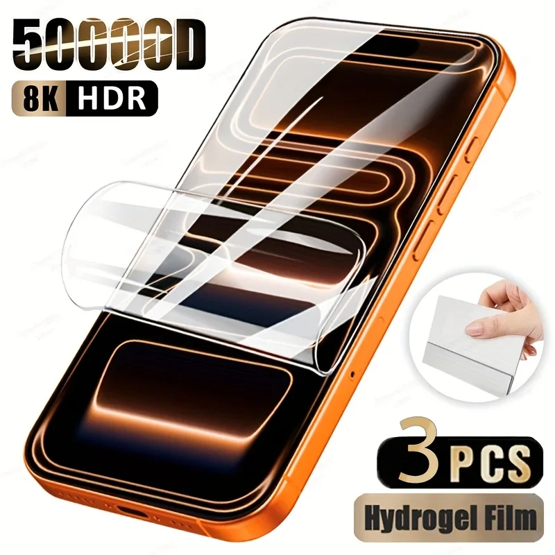Película de hidrogel suave para Xiaomi Poco X6 Pro X7 Pro F7 Pro M7 Plus M6 Pro 5G C65 C75 C71 F5, Protector de pantalla, 1-3 uds. - imagen 2