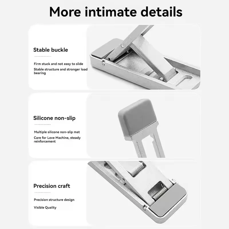 2 unids/set Universal portátil Invisible soporte para ordenador portátil Mini elevador de pies de aluminio para ordenador portátil elevador de refrigeración plegable para ordenador portátil - imagen 2