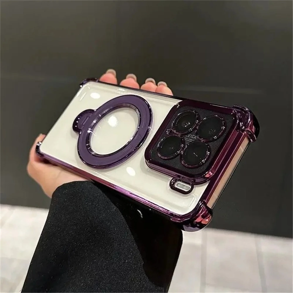 Funda de teléfono transparente para iPhone 17 16 15 14 13 12 11 Pro Max Plus 17 Air 16E soporte Simple funda trasera de silicona suave a prueba de golpes - imagen 3