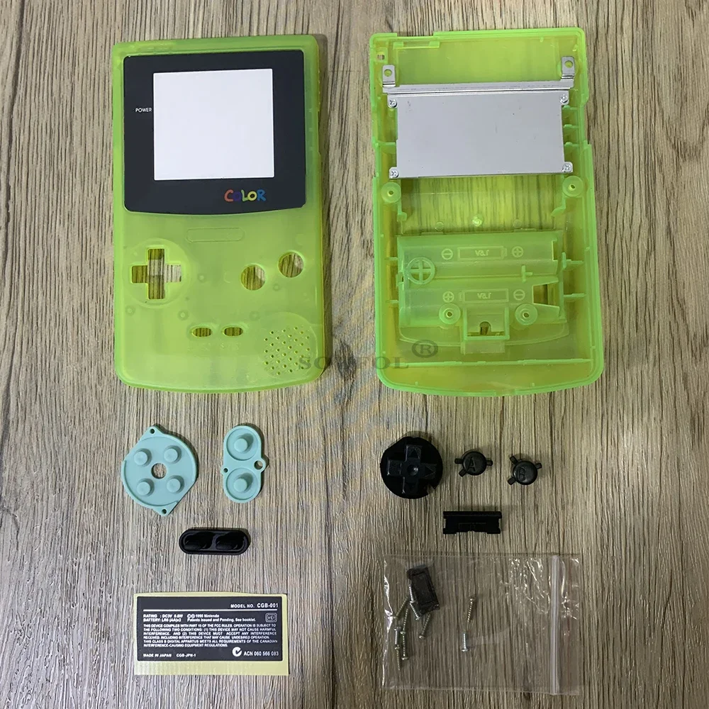 Nueva funda de carcasa limitada con botones de repuesto para consola GBC Gameboy Color, Kit de carcasa, accesorios - imagen 2