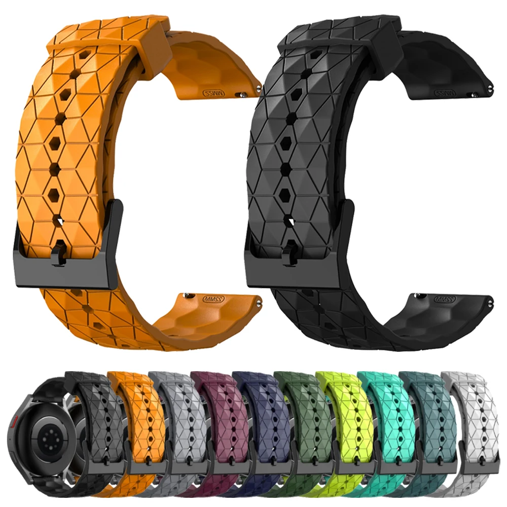 Correa de reloj suave y transpirable de 20mm y 22mm de liberación rápida para hombres y mujeres, accesorios de banda deportiva de silicona, pulseras