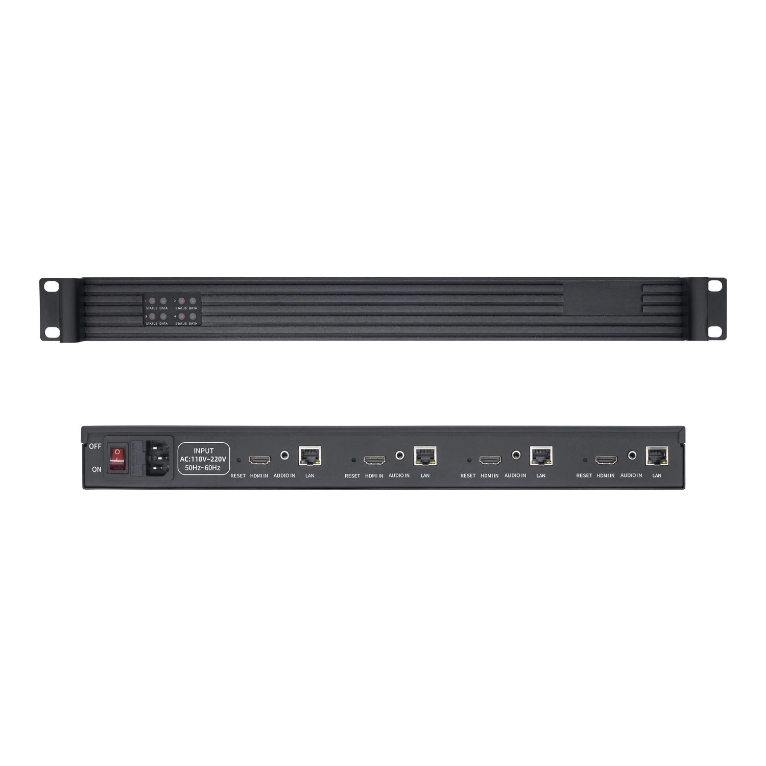 UNISHEEN SRT H.265 H.264Transmisor IPTV Transmisión en vivo RTSP RTMP Codificador de vídeo HDMI de 4 canales RTSP RTMP ONVIF SRT - imagen 5