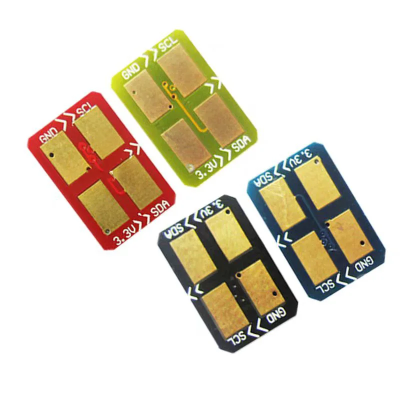 3set CLX3160N CLX 3160FN Chip de cartucho para Samsung CLP-300 CLP300N CLX-2160 impresora CLP-300 CLP300N Chip de tónerCLX3160N - imagen 3