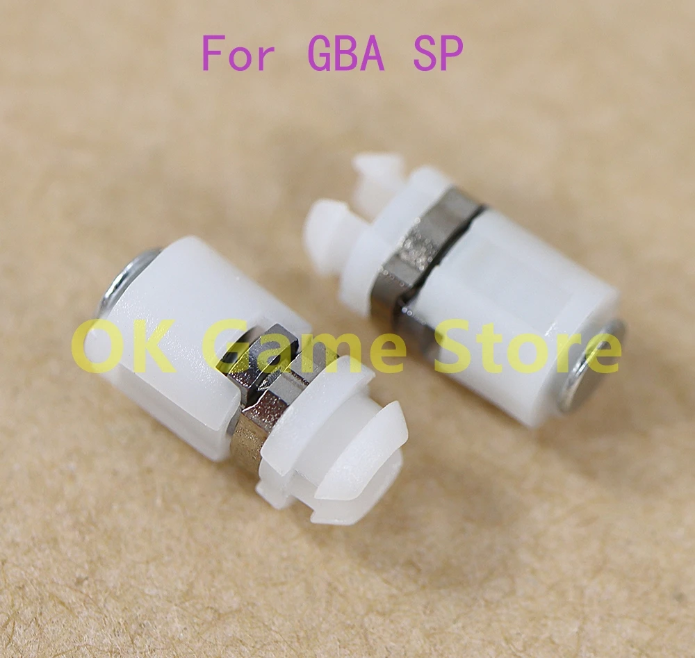 Reemplazo de 2 uds para eje giratorio GBA SP, eje de bisagra para pieza de reparación GameBoy Advance SP - imagen 3