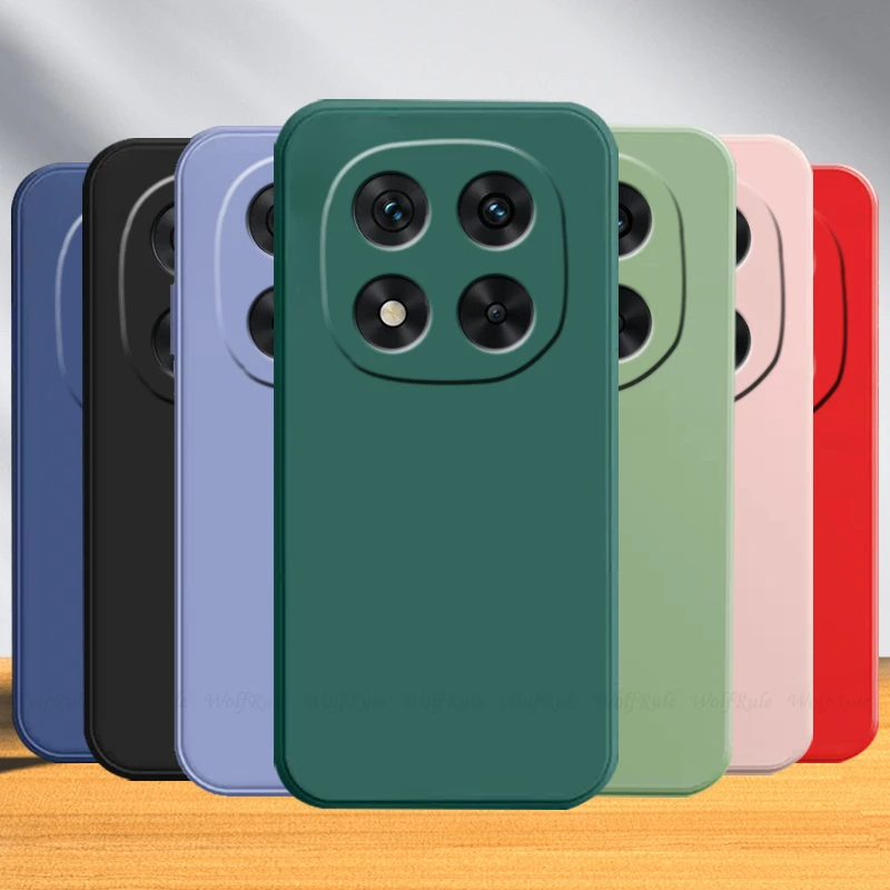 Para Redmi Note 14 Pro 4G funda Xiaomi Redmi Note 14 Pro 4G Capas silicona líquida Original TPU Fundas suaves Redmi Note 14 Pro