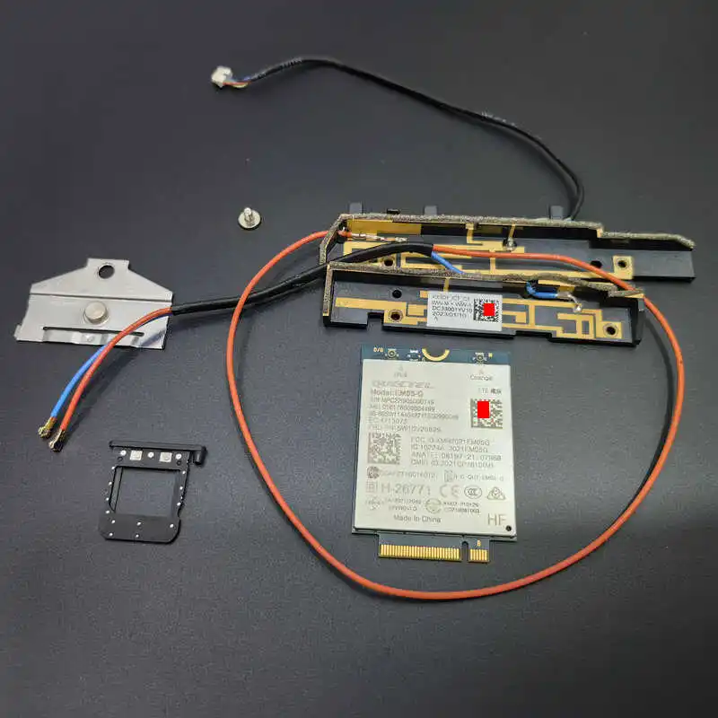 Quectel-Módulo LTE Cat4 Original, EM05-G, Kit de tarjeta WWAN, antena 4G, bandeja SIM para Thinkpad X13, Yoga Gen4 - imagen 2