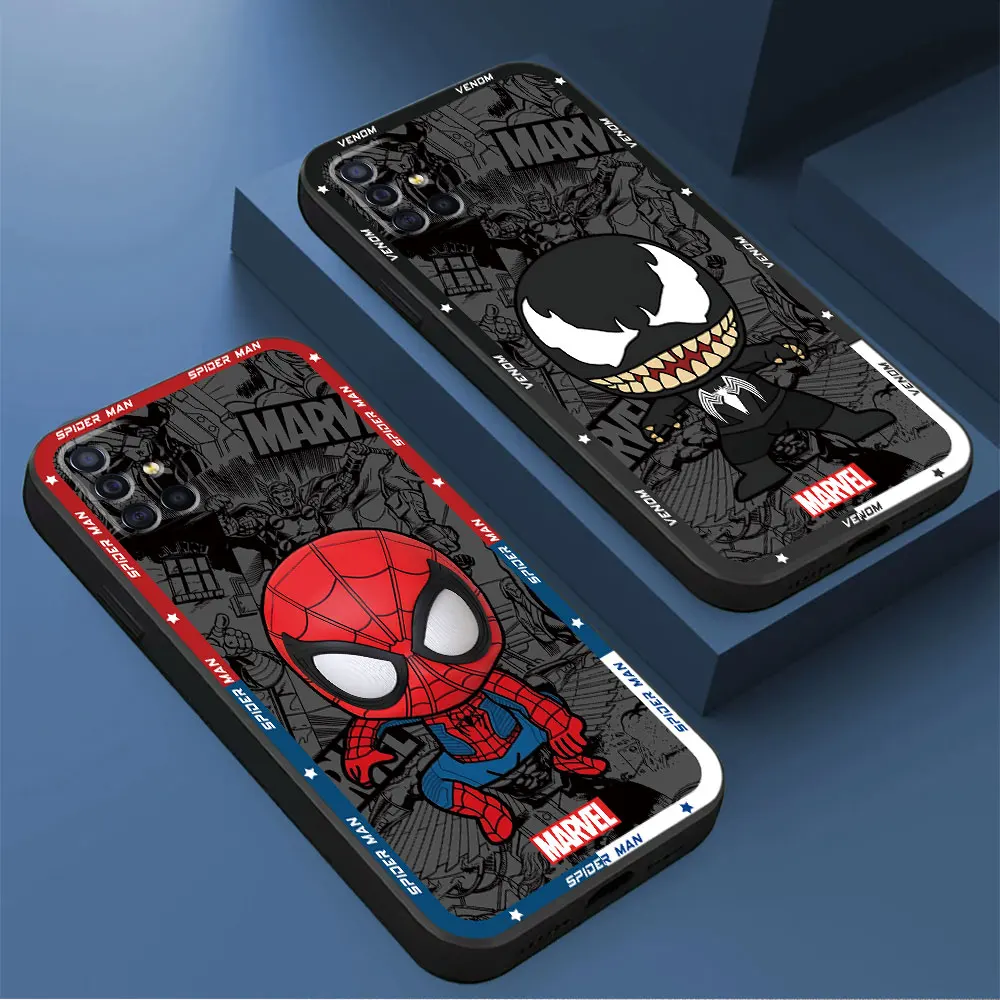Funda de teléfono mate de silicona Marvel spiderman para Samsung Galaxy A70 A50 A31 A10s A20s A20 A10 A20e A10e A30 A40 A71 A41 A51 - imagen 2