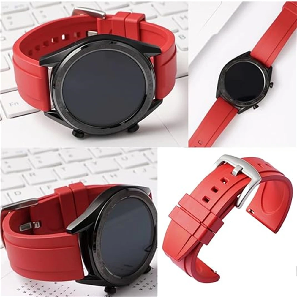 Correa de diseño curvo para reloj inteligente POLAR IGNITE 3 2/Vantage V3 M2 M / UNITE/GRIT X Pro/Pacer, pulsera de silicona de 22mm y 20mm - imagen 5
