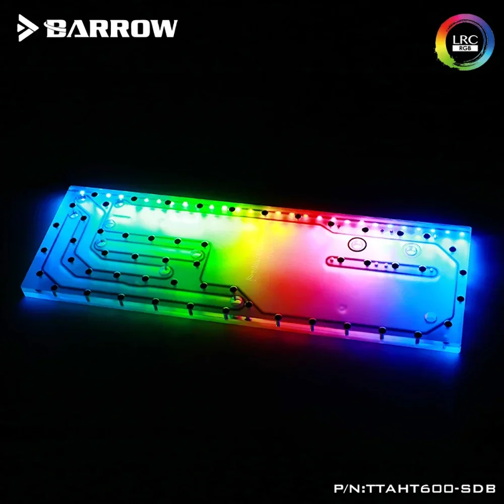 Barrow PC depósito de placa de vía fluvial para carcasa TT AHT600, placa base 5V ARGB 3PIN AURA SYNC